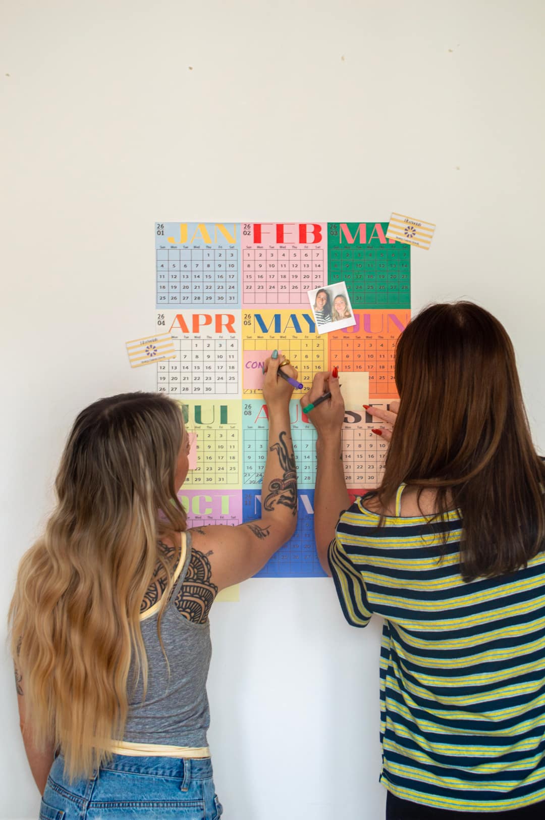 Liv and Loz reviewing the Lilo Socials strategy