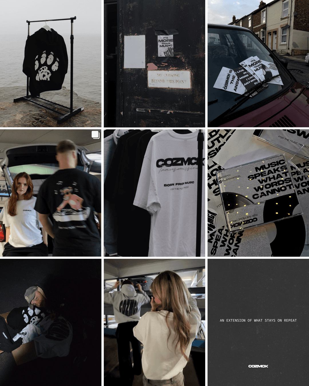 COZMCK Instagram grid preview