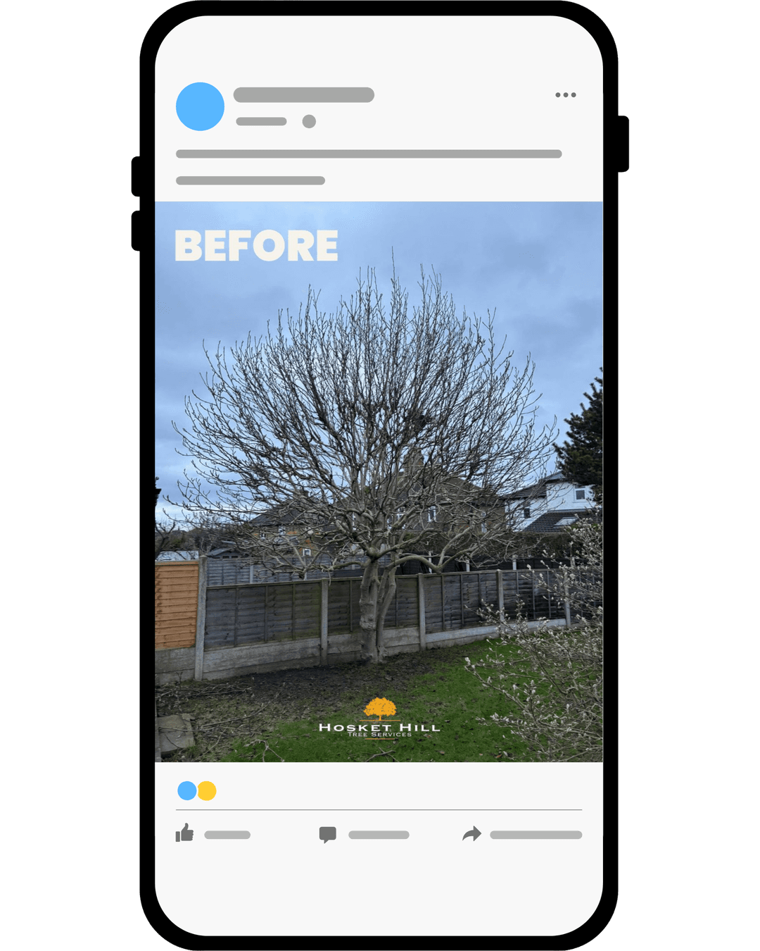 Instagram post mockup from a 90-day strategy package
